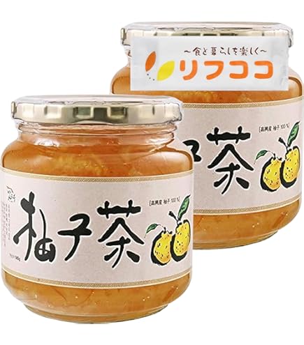 Amazon | ジーエムピー 韓国高興産 柚子茶 1kg入り×2本セット
